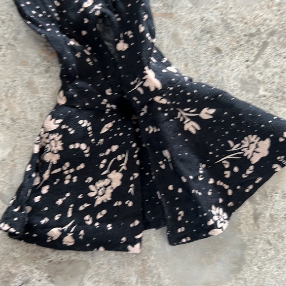 FREE PEOPLE velvet trimmed dress NWT - Picture 5 of 8